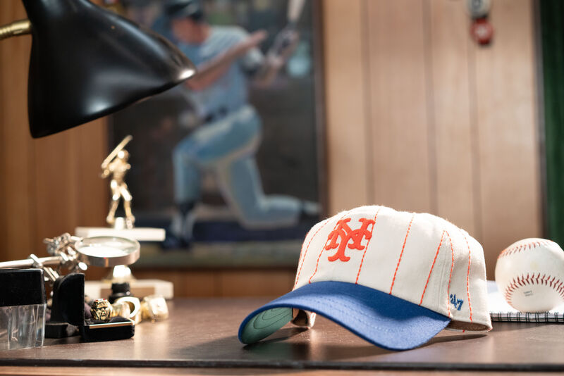 Chicago White Sox Rawlings '47 Brand Pinstripe Clean Up Hat